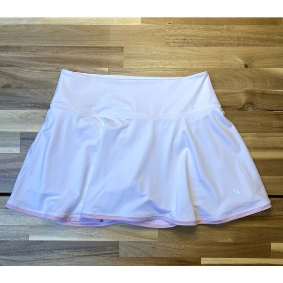 Ace Athletics Exercise Workout Tennis Athletic Skirt Skort White Size S NWOT - Picture 3 of 7
